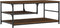 vidaXL - Salontafel - 90x49x40 - cm - bewerkt - hout - bruin - eikenkleur