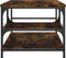 vidaXL - Salontafel - 90x49x40 - cm - bewerkt - hout - gerookt - eikenkleurig