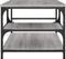 vidaXL - Salontafel - 90x49x40 - cm - bewerkt - hout - grijs - sonoma - eikenkleurig