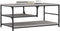 vidaXL - Salontafel - 90x49x40 - cm - bewerkt - hout - grijs - sonoma - eikenkleurig