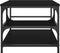 vidaXL - Salontafel - 90x49x40 - cm - bewerkt - hout - zwart