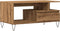 vidaXL - Salontafel - 90x49x45 - cm - bewerkt - hout - artisanaal - eikenkleurig