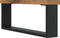 vidaXL - Salontafel - 90x49x45 - cm - bewerkt - hout - artisanaal - eikenkleurig