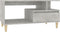 vidaXL - Salontafel - 90x49x45 - cm - bewerkt - hout - betongrijs