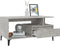 vidaXL - Salontafel - 90x49x45 - cm - bewerkt - hout - betongrijs
