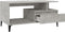 vidaXL - Salontafel - 90x49x45 - cm - bewerkt - hout - betongrijs