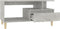 vidaXL - Salontafel - 90x49x45 - cm - bewerkt - hout - betongrijs