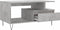vidaXL - Salontafel - 90x49x45 - cm - bewerkt - hout - betongrijs