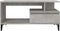 vidaXL - Salontafel - 90x49x45 - cm - bewerkt - hout - betongrijs