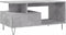 vidaXL - Salontafel - 90x49x45 - cm - bewerkt - hout - betongrijs