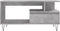 vidaXL - Salontafel - 90x49x45 - cm - bewerkt - hout - betongrijs