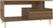 vidaXL - Salontafel - 90x49x45 - cm - bewerkt - hout - bruineiken