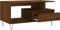 vidaXL - Salontafel - 90x49x45 - cm - bewerkt - hout - bruineiken