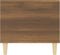 vidaXL - Salontafel - 90x49x45 - cm - bewerkt - hout - bruineiken