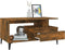 vidaXL - Salontafel - 90x49x45 - cm - bewerkt - hout - gerookt - eikenkleurig