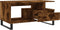 vidaXL - Salontafel - 90x49x45 - cm - bewerkt - hout - gerookt - eikenkleurig