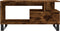 vidaXL - Salontafel - 90x49x45 - cm - bewerkt - hout - gerookt - eikenkleurig