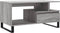 vidaXL - Salontafel - 90x49x45 - cm - bewerkt - hout - grijs - sonoma