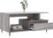 vidaXL - Salontafel - 90x49x45 - cm - bewerkt - hout - grijs - sonoma