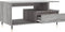 vidaXL - Salontafel - 90x49x45 - cm - bewerkt - hout - grijs - sonoma