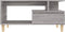 vidaXL - Salontafel - 90x49x45 - cm - bewerkt - hout - grijs - sonoma