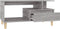 vidaXL - Salontafel - 90x49x45 - cm - bewerkt - hout - grijs - sonoma