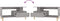vidaXL - Salontafel - 90x49x45 - cm - bewerkt - hout - grijs - sonoma