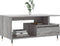 vidaXL - Salontafel - 90x49x45 - cm - bewerkt - hout - grijs - sonoma