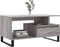 vidaXL - Salontafel - 90x49x45 - cm - bewerkt - hout - grijs - sonoma