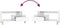 vidaXL - Salontafel - 90x49x45 - cm - bewerkt - hout - hoogglans - wit