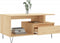 vidaXL - Salontafel - 90x49x45 - cm - bewerkt - hout - sonoma - eikenkleurig