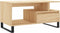 vidaXL - Salontafel - 90x49x45 - cm - bewerkt - hout - sonoma - eikenkleurig