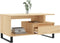 vidaXL - Salontafel - 90x49x45 - cm - bewerkt - hout - sonoma - eikenkleurig