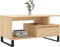 vidaXL - Salontafel - 90x49x45 - cm - bewerkt - hout - sonoma - eikenkleurig