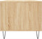 vidaXL - Salontafel - 90x49x45 - cm - bewerkt - hout - sonoma - eikenkleurig