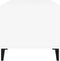 vidaXL - Salontafel - 90x49x45 - cm - bewerkt - hout - wit