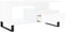 vidaXL - Salontafel - 90x49x45 - cm - bewerkt - hout - wit