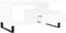 vidaXL - Salontafel - 90x49x45 - cm - bewerkt - hout - wit