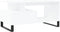 vidaXL - Salontafel - 90x49x45 - cm - bewerkt - hout - wit