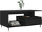 vidaXL - Salontafel - 90x49x45 - cm - bewerkt - hout - zwart