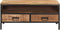 vidaXL - Salontafel - 90x50x30 - cm - massief - ruw - mangohout