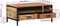 vidaXL - Salontafel - 90x50x30 - cm - massief - ruw - mangohout