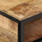 vidaXL - Salontafel - 90x50x30 - cm - massief - ruw - mangohout