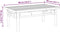 vidaXL - Salontafel - 90x50x35 - cm - bamboe