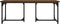 vidaXL - Salontafel - 90x50x35 - cm - bewerkt - hout - bruin - eikenkleur