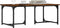 vidaXL - Salontafel - 90x50x35 - cm - bewerkt - hout - gerookt - eikenkleurig