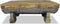 vidaXL - Salontafel - 90x50x35 - cm - gemengd - gerecycled - hout