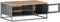 vidaXL - Salontafel - 90x50x35 - cm - massief - acaciahout - grijs