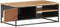 vidaXL - Salontafel - 90x50x35 - cm - massief - acaciahout