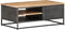 vidaXL - Salontafel - 90x50x35 - cm - massief - acaciahout